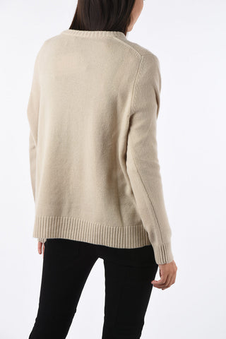 maglia girocollo in cashmere