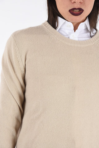 maglia girocollo in cashmere