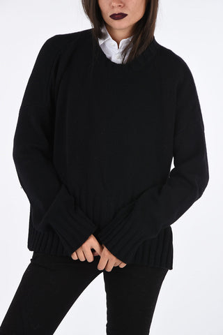 Wool and Cahsmere LINKED Oversized Crewneck Sweater