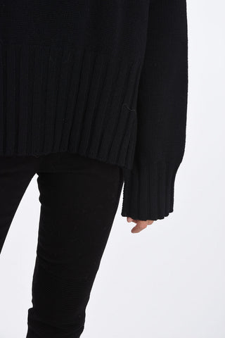 Wool and Cahsmere LINKED Oversized Crewneck Sweater