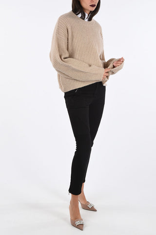 Silk and Cashmere Crewneck Sweater