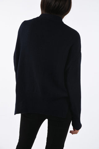 maglia girocollo in cashmere