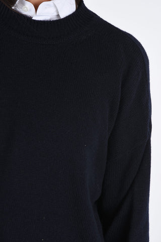 maglia girocollo in cashmere