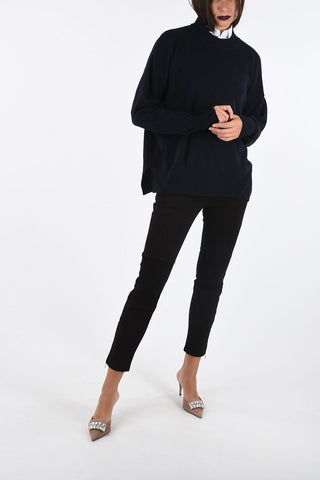 maglia girocollo in cashmere
