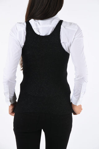 Cashmere and Silk Sleeveless Sweater