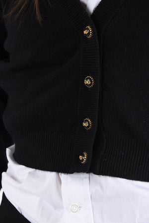 Cashmere Cropped Cardigan