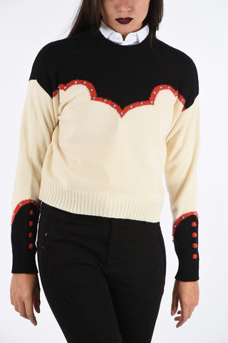 maglia girocollo in cashmere