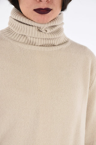 cashmere turtle-neck sweater