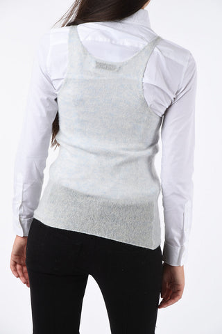 Cashmere and Silk Sleeveless Sweater