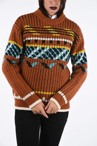 Fair Isle crew-neck sweater