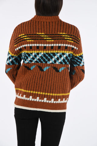 Fair Isle crew-neck sweater