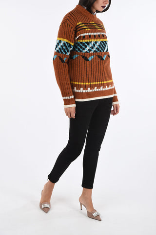Fair Isle crew-neck sweater