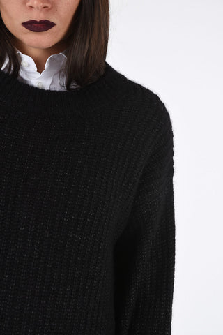 Maglia Girocollo in Cashmere e Seta