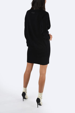 Cold Shoulder Knit M-MERS Dress