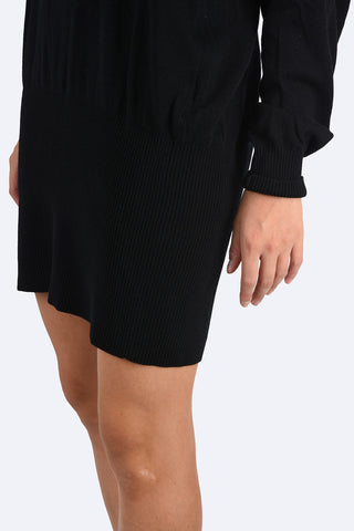 Cold Shoulder Knit M-MERS Dress