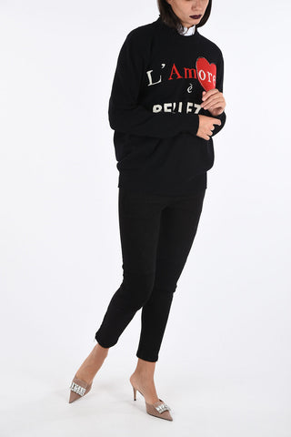 Cashmere L’AMORE è BELLEZZA Crewneck Sweater