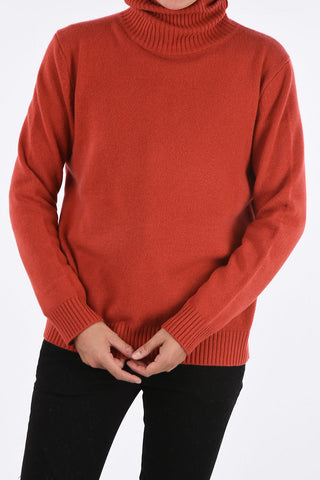cashmere turtle-neck sweater