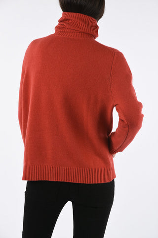 cashmere turtle-neck sweater
