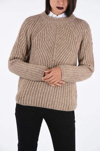 maglia crochet girocollo