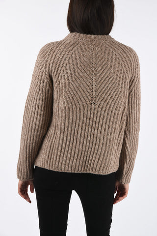maglia crochet girocollo