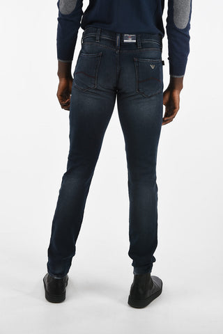 ARMANI JEANS 17cm Stretch Denim Extra Slim J35 Jeans