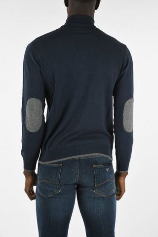 ARMANI JEANS Cotton and Wool Turtleneck Sweater