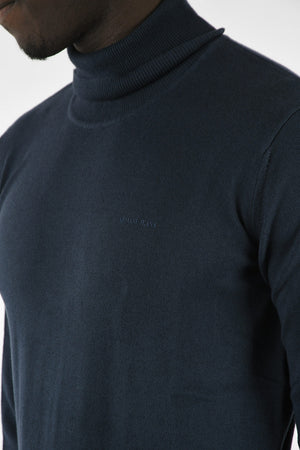 ARMANI JEANS Cotton and Wool Turtleneck Sweater