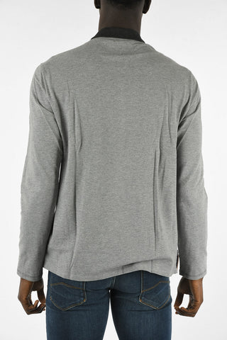 ARMANI JEANS Polo Bicolore a Manica Lunga