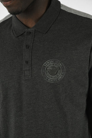 ARMANI JEANS Polo Bicolore a Manica Lunga