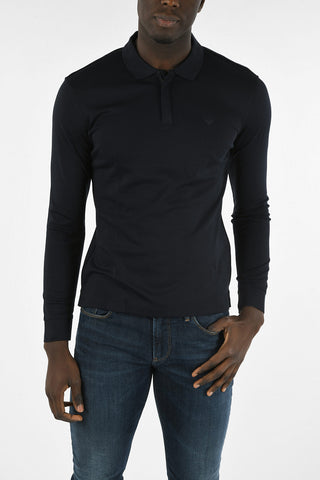 ARMANI JEANS Zipped Polo