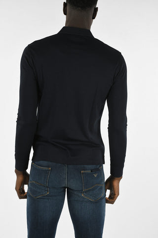 ARMANI JEANS Zipped Polo