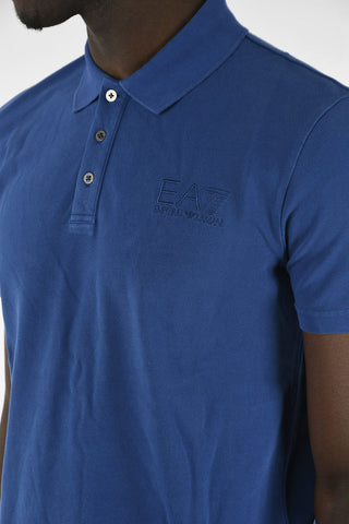 EA7 Cotton Piquè Polo