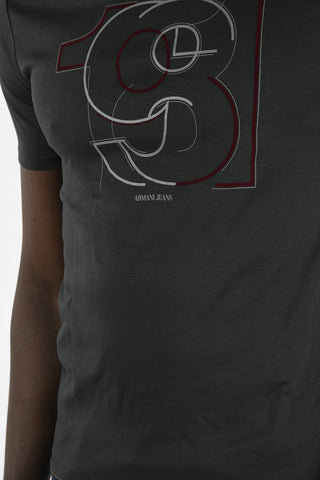 ARMANI JEANS Printed T-shirt