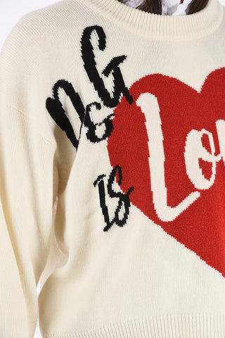 Maglia D&G IS LOVE Girocollo