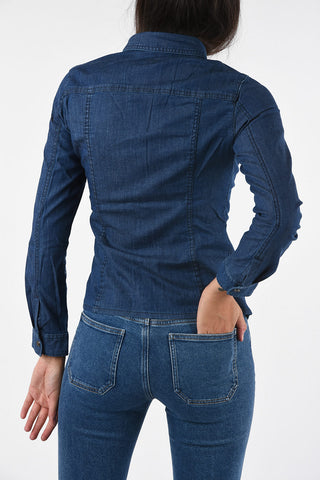 ARMANI JEANS Stretch Denim Shirt