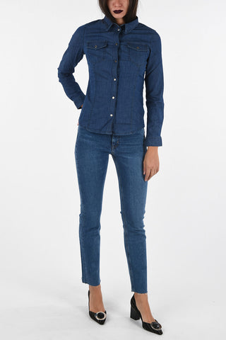 ARMANI JEANS Stretch Denim Shirt