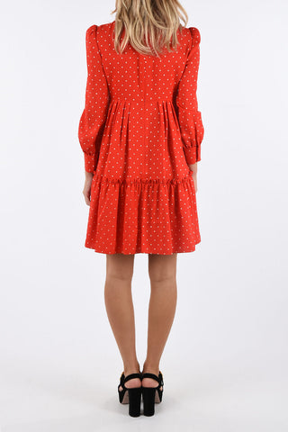 mini dress polka dots