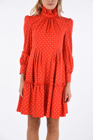 mini dress polka dots