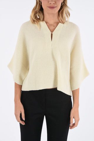 maglia henley in cashmere