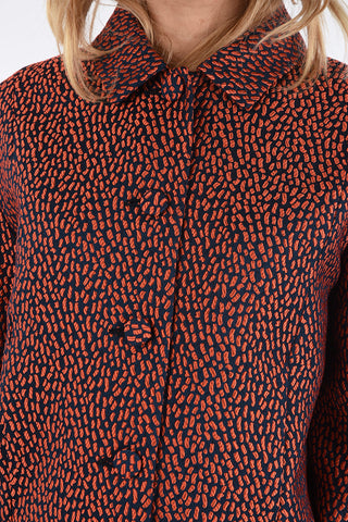 jetted pocket embroidered bolero jacket