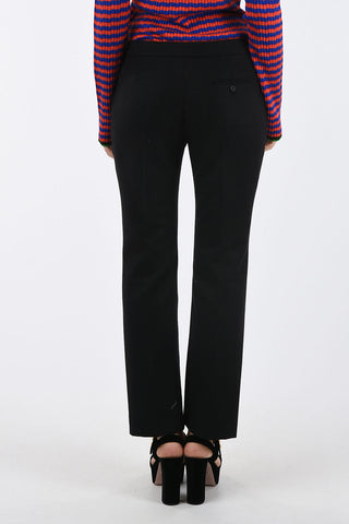 wool high-rise pants