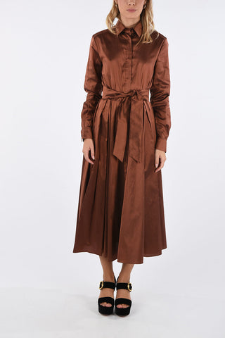 silk shirtdress