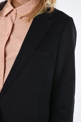 wool 1-button blazer