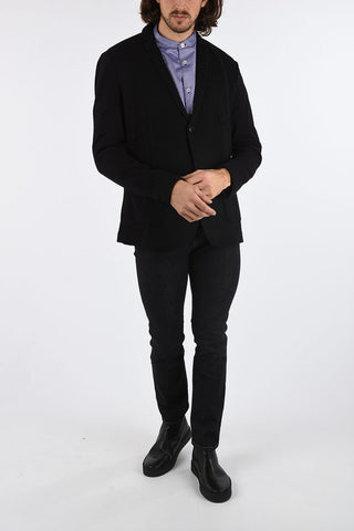 ARMANI JEANS Knit 2-button Blazer