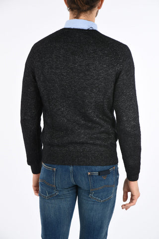 ARMANI JEANS Cable Knit Crew-Neck Sweater