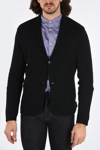 ARMANI JEANS Knit 2-button Blazer