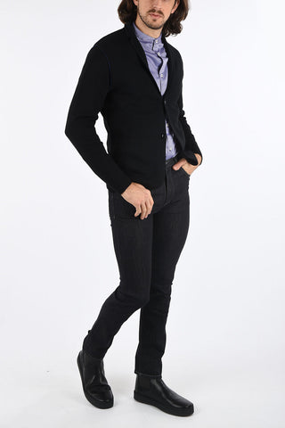 ARMANI JEANS Knit 2-button Blazer