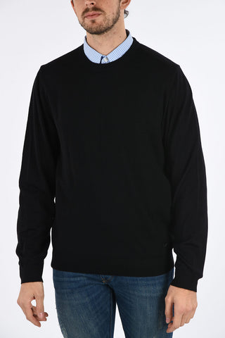 COLLEZIONI Wool Crew-Neck Sweater