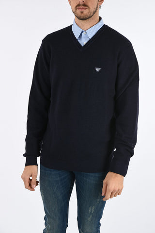 ARMANI JEANS Wool V-Neck Sweater