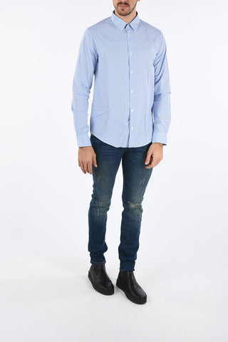 ARMANI JEANS Slim Fit Tattersall Check Shirt